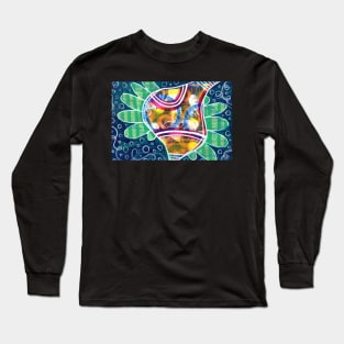 Divine Inspiration (wide version): Inner Power Paintings Long Sleeve T-Shirt